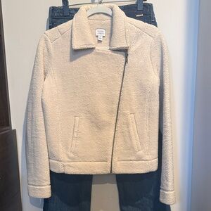 Elegant Cream Teddy Jacket